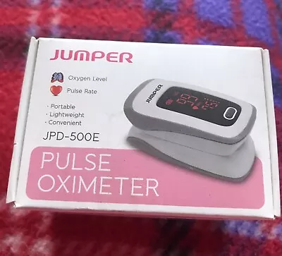 Jumper Medical LED Fingertip Pulse Oximeter For Oxygen Level & Pulse - JPD-500E • £28