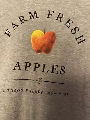 J Crew Collector Tee Shirt Size XL Hudson ValleyNY Apples • $29.99