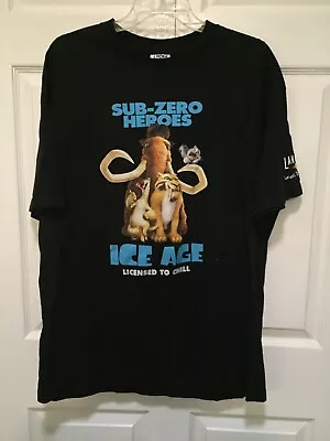 Vintage Ice Age Movie Promo T-Shirt Size XL 2002 Langers Promo 20th Century Fox • $39.50