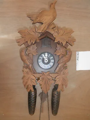 German Made Schmeckenbecher. Linden Wood 8 Day Cuckoo Clock CK3338 • $189.95