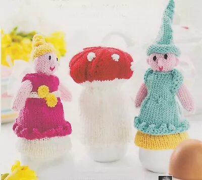 Fairytale Themed Egg Cosies Knitting Pattern~fairy~pixie~toadstool~4 Ply Knits • £0.99