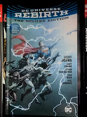 DC Universe: Rebirth Deluxe Edition - Hardcover By Johns Geoff 2017 • £11.24