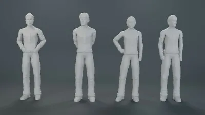 THE MONKEES 1:24 4 Figure Set Peter Davey Micky Mike 3D Printed Seated Or Stand • $75