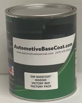 Chevrolet - WA9260 Victory Red Automotive Basecoat Gallon Ready To Spray • $149.99