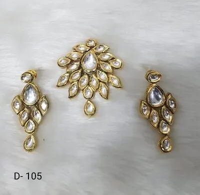 Bollywood Rare Bridal Pendant Royal Jewelry Set Arabic Women Wedding Ramdan J • $62.30