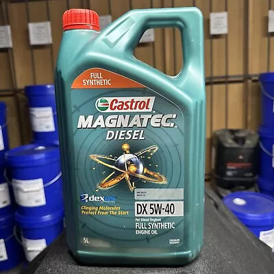 Castrol MAGNATEC 5W-40 Diesel DX Full Synthetic Engine Oil 5L 3383629 • $68.95