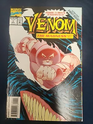 Venom: The Madness #1 (Nov 1993 Marvel) Juggernaut NM  • $6