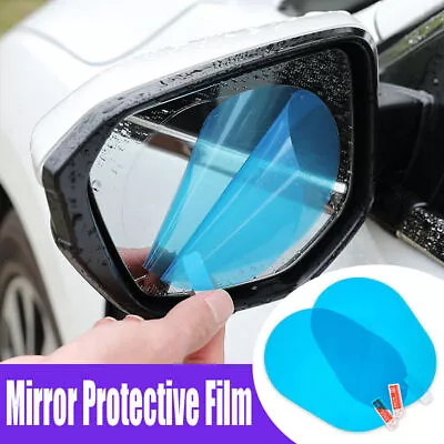 $2.03 • Buy 2x Car Side Rearview Mirror Protector Film Waterproof Anti-Fog Rain-Proof Parts