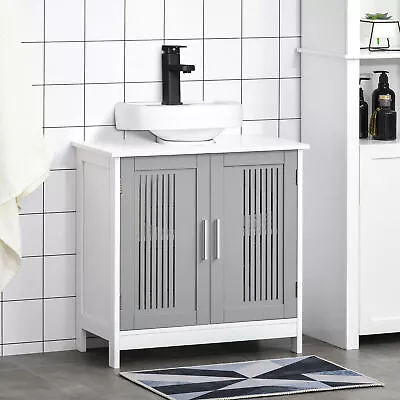 Bathroom Under Sink Cabinet Vanity Unit W/ Adjustable Storage Shelves • $68.99