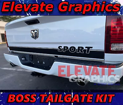 For Dodge Ram 1500 Boss Tailgate Stripes 3M Graphics Decals Vinyl Stickers 09-18 • $39.99