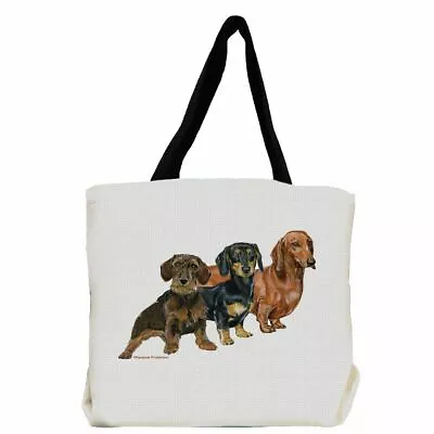 Dachshund Trio Tote Bag • $26.95