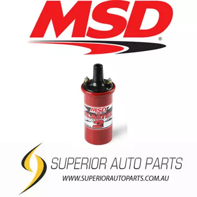 MSD  Ignition Coil - Blaster 2 Series - Ballast Resistor - Red 8203 • $92.48