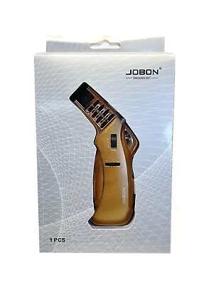 JOBON Blow Torch Jet Lighter Windproof Refillable Butane Gas High Flame Gift Box • $35.54