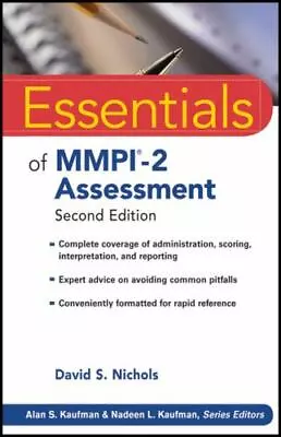 Essentials Of MMPI-2 Assessment Nichols David S. • $13.99