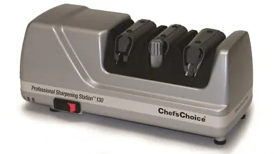 Chef's Choice 130 Diamond Hone Electric Knife Sharpener Silver BRAND NEW @ EBay  • $364.99