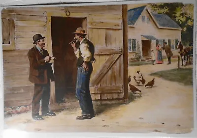  Electioneering   By A. B. Frost. 1907. Hand-colored.  Original Print. Matted. • $100