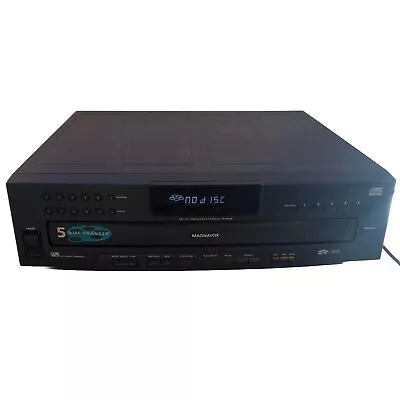 Magnavox 5 Disc CD Player CDC745 1701 With Remote Tested 1995  • $25.95