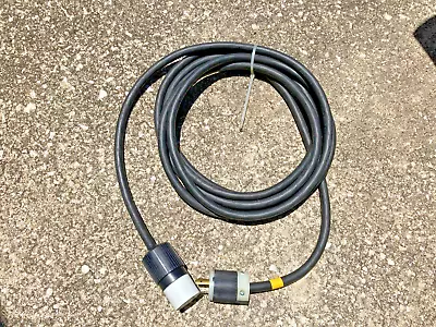 20 Ft 12/3 Soow So Soo Sow Black Rubber Cord Extension Wire Cable 2 Hubbell Ends • $85