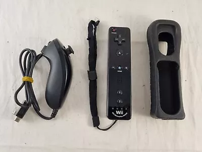 Nintendo Wii Motion Plus Controller With Nunchuck - Black • $30