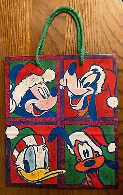 Rare Vintage Mickey & Friends Disney Stephen Lawrence Holiday Gift Bag FUN!!! • $49.99