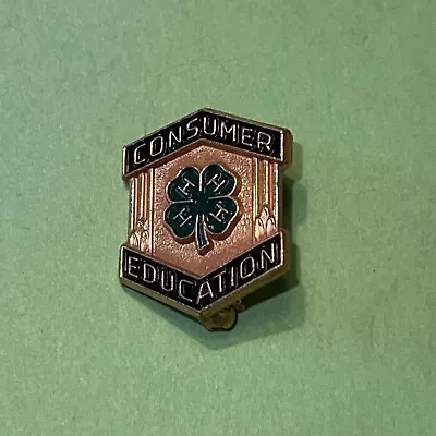 Vintage 4-H Club Consumer Education Pin - Excellent Condition • $8.79