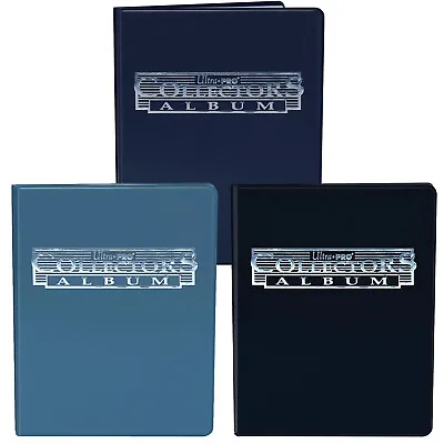 Ultra Pro 4 Pocket/A5 Collectors Album Portfolio Binder | Black Blue Cobalt • £6.39