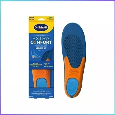 Dr Scholls Shoe Insoles EXTRA Arch Support Massaging Gel Mens 8-14 Insoles 1pair • $19.99