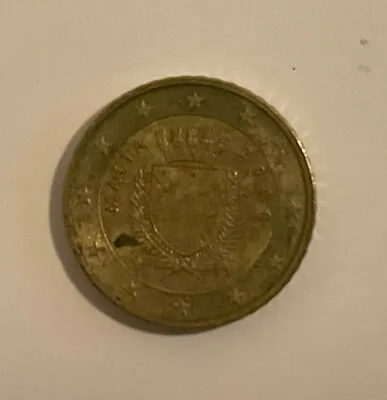 Malta 50 Cents 2008 Coin - The Emblem Of Malta KM# 130 Designer:Noel Galea Bason • $1.93