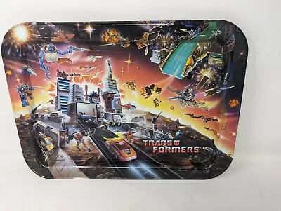 Transformers 1986 Metal TV Dinner Tray Metroplex Hasbro - Rare  • $59.99