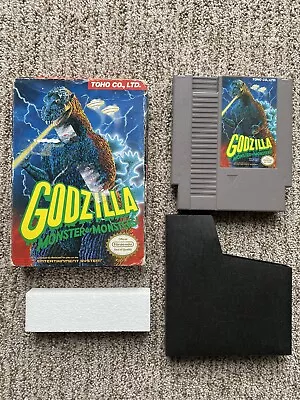 Godzilla: Monster Of Monsters Nintendo 1989 NES Not Complete CIB Game & Box Only • $74.99