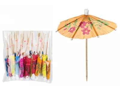 Cocktail Umbrellas Party Drink Decoration Umbrella Birthday Wedding Novelty • £1.65