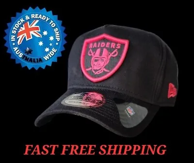 Oakland Las Vegas Raiders Nfl New Era 9forty Black & Pink Snapback Cap Hat La  • $35