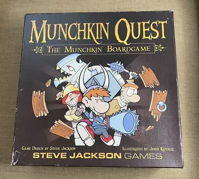 Munchkin Quest Board Game Steve Jackson 2008 COMPLETE Set 1st Ed. 1st Printing • $29.99