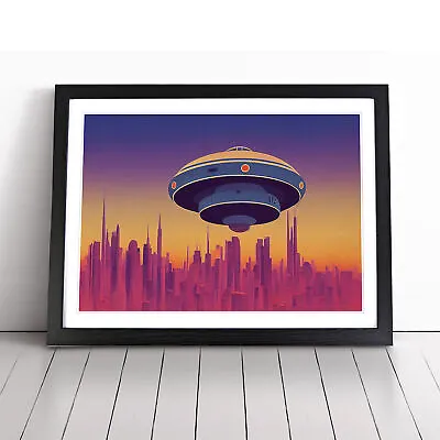 Ufo Art Vol.4 Wall Art Print Framed Canvas Picture Poster Decor Living Room • $18.88
