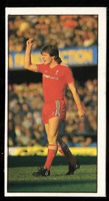 Trade Card Barratt Bassett FOOTBALL 1986-87 Liverpool Jan Molby #1 • £2