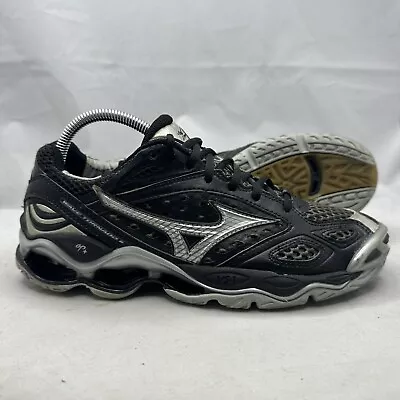 Mizuno Wave Tornado 6 Black Silver Volleyball Shoes 430135.9073 Women's 9 US • $23.99