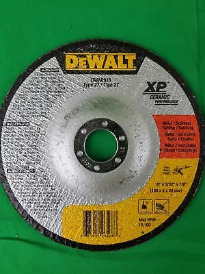 DeWalt DWA 8916  6 X 3/32 X 7/8  XP Ceramic Cutting Wheel.  10 Pack • $25.99