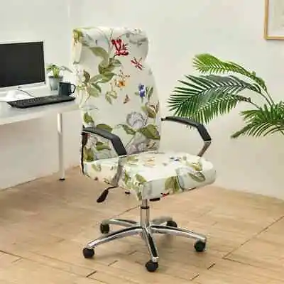 Computer Office Chair Cover Rotating Seat Case Universal Armrest Chair Protector • $19.61