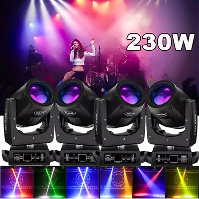 230W 7R Zoom Moving Head Beam Sharpy DMX 8+16 Prism 17Gobo Strobe Stage Lights • $259.99