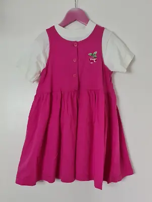 £6.99 • Buy Vintage Mothercare Pink Dress & T Shirt Bundle Age 3-4 Retro 1990's 90's