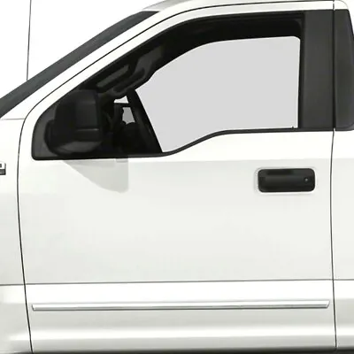 For: Ford F-150 Regular Cab 2015-2023 Chrome Body Side Moldings #CBM-300-05 • $157.47