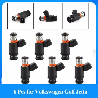 6Pcs Fuel Injector For Volkswagen Golf Jetta 021906031D Eurovan VR6 IWP022 • $36.99