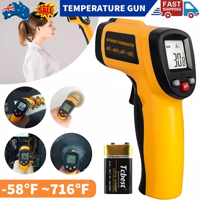 IR Infrared Thermometer Food Pizza BBQ Oven Laser Sensor Digital Temperature Gun • $17.28