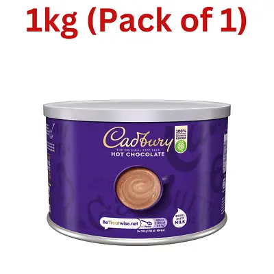 Cadbury Classic Smooth Instant Hot Chocolate Swirl Into Milk Drink Tub 1Kg-500g • £14.99