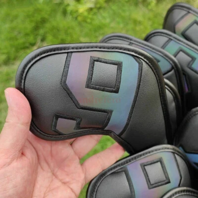 $45.77 • Buy Golf Club Head Covers Golf Iron Covers Golf Wedge Cover Protective Covers AU NEW