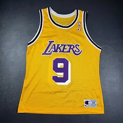 $125 • Buy 100% Authentic Nick Van Exel Vintage Champion Lakers Jersey Size 44 M L Mens