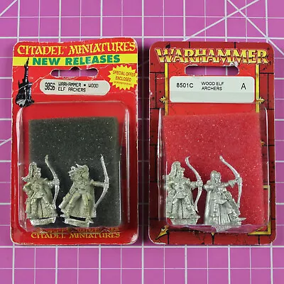 $54.95 • Buy Warhammer Wood Elf Archers (2 Packs!) Metal - OOP - Games Workshop Citadel Elves