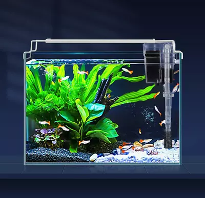 Rimless Glass Aquarium Starter Kit (3 Gal) Ultra Clear Low Iron Glass Fish Tank • $65.99