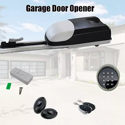 3/4HP 750LB Garage Door Opener Chain Drive Motor Design Ultra-Quiet W/Keypad Etc • $175.99