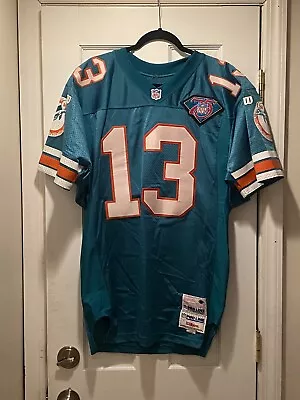 Authentic Dan Marino Miami Dolphins 1994 Wilson Pro Line Jersey Mens Size: 44 • $400